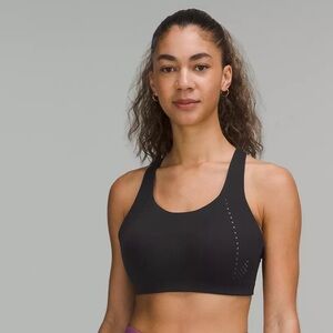 Lululemon AirSupport Bra Size 36D Black Supportive Sports Bra